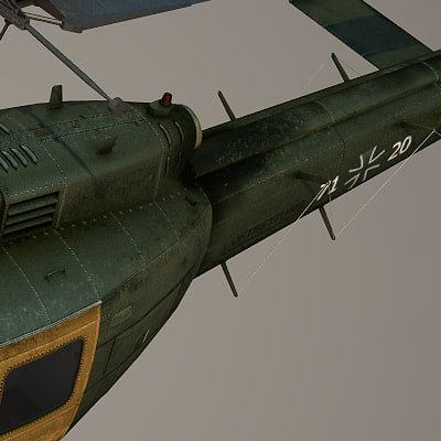 uh-1h air force max - uh-1h heer by OODINDD