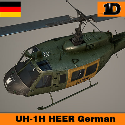uh-1h air force max - uh-1h heer by OODINDD