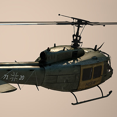 uh-1h air force max - uh-1h heer by OODINDD