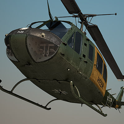 uh-1h air force max - uh-1h heer by OODINDD