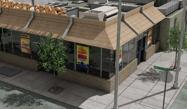 3d model fastfood restaurant - Fastfood Restaurant by dastolidigital