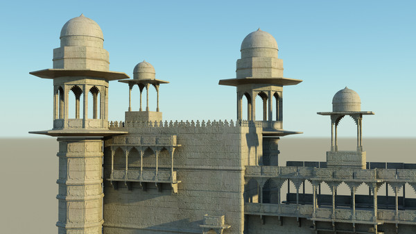 3d indian palace model - Indian Palace by dastolidigital