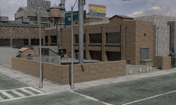 industrial city block 3d model - High Res Industrial City Block by dastolidigital