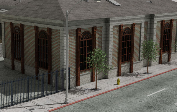 post set lights 3d max - Post Office by dastolidigital