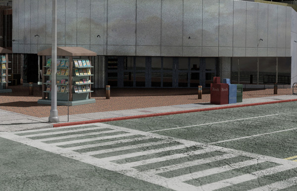 3d shopping center city block - High Res Shopping Center City Block by dastolidigital