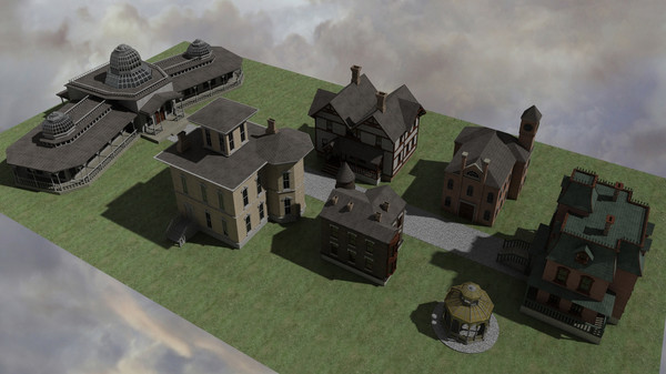3ds max street victorian houses brick building - Victorian Street by dastolidigital