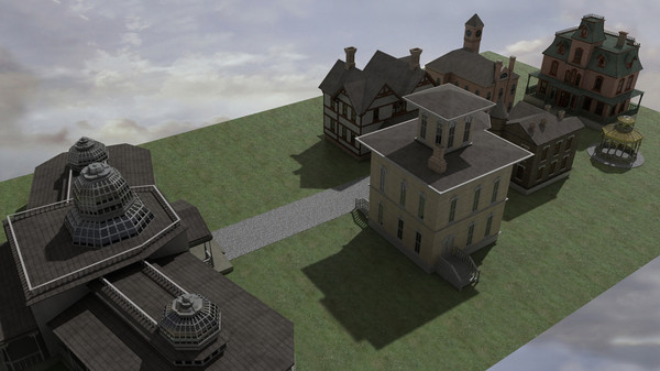 3ds max street victorian houses brick building - Victorian Street by dastolidigital