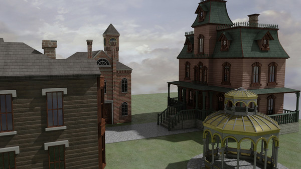 3ds max street victorian houses brick building - Victorian Street by dastolidigital