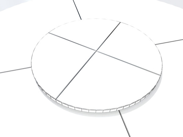 table maxalto 3d model - Maxalto Simplice table by 3DmakeWork