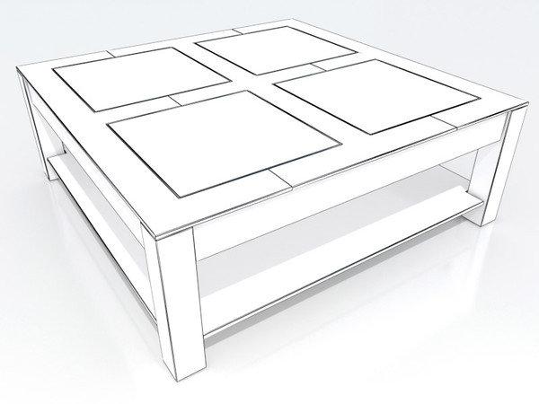 dwg coffee table andrew zinc - Andrew Martin ZincTop table by 3DmakeWork