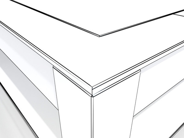 dwg coffee table andrew zinc - Andrew Martin ZincTop table by 3DmakeWork