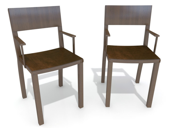 arco curve 3ds - Arco Curve chair by 3DmakeWork