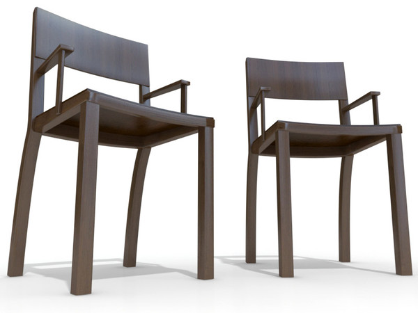arco curve 3ds - Arco Curve chair by 3DmakeWork