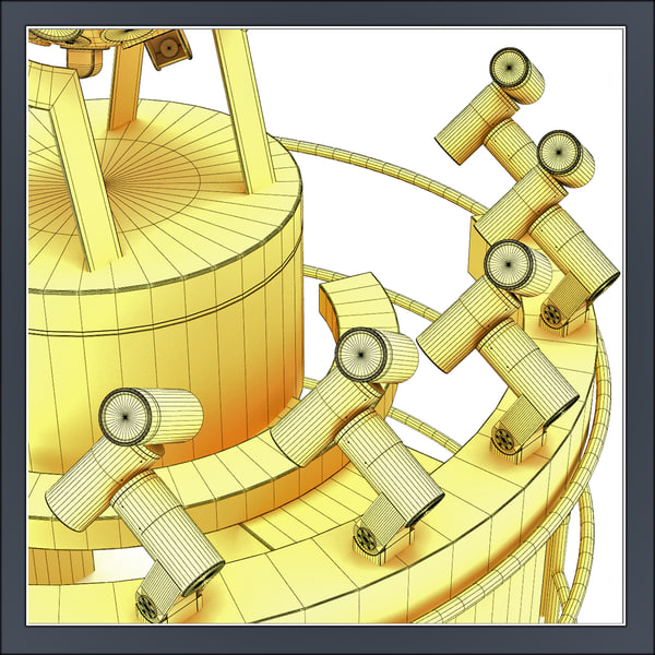 projector carl zeiss starmaster 3d model - Projector Carl Zeiss Starmaster ZMP TD by Tornado Studio