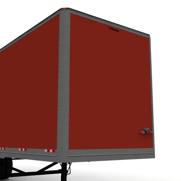 lightwave van trailer 4 axle - Manac 48ft van trailer 4 axle by bansheewoj