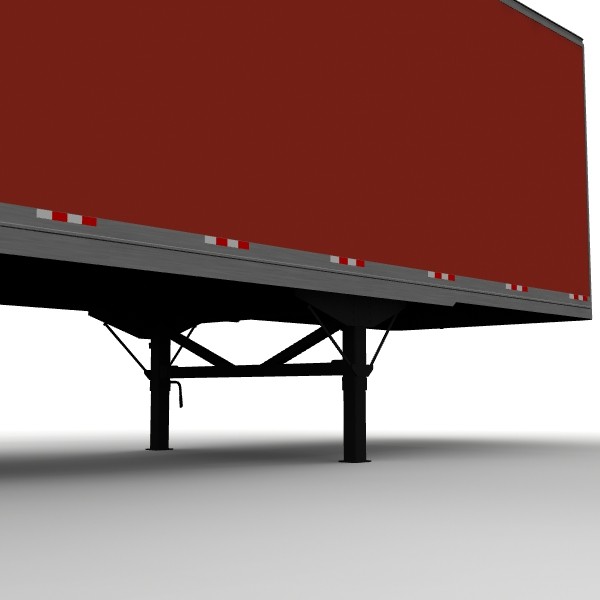 lightwave van trailer 4 axle - Manac 48ft van trailer 4 axle by bansheewoj