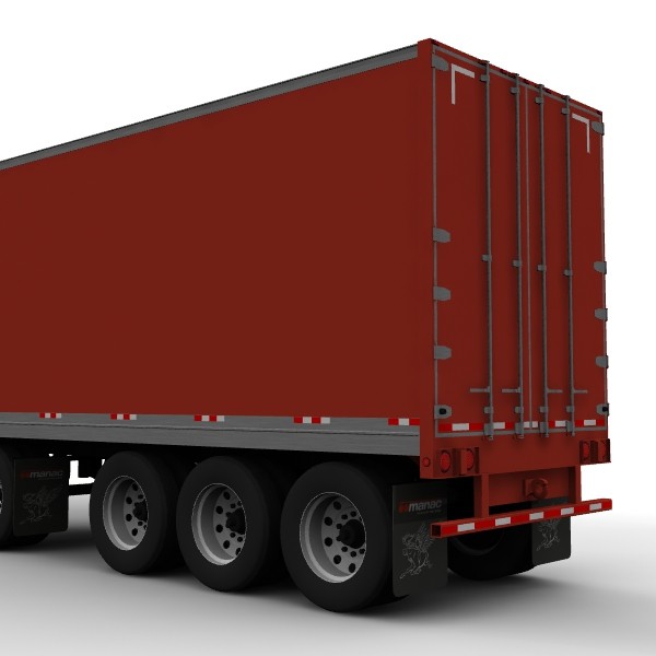 lightwave van trailer 4 axle - Manac 48ft van trailer 4 axle by bansheewoj