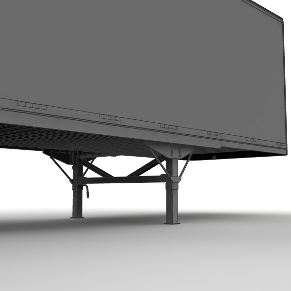lightwave van trailer 4 axle - Manac 48ft van trailer 4 axle by bansheewoj