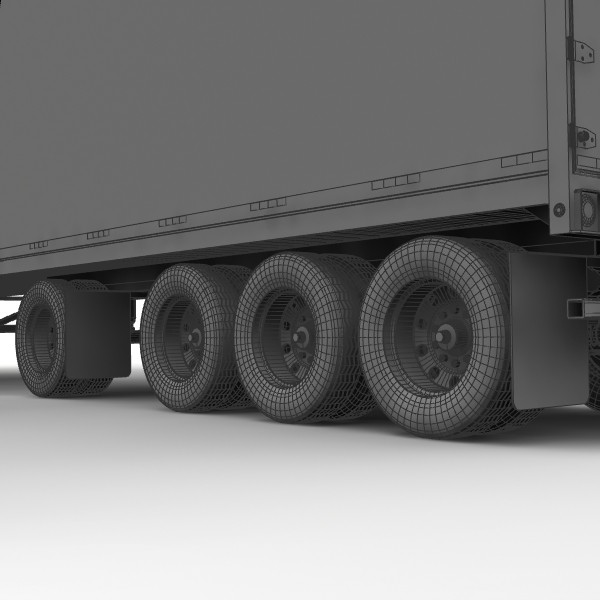 lightwave van trailer 4 axle - Manac 48ft van trailer 4 axle by bansheewoj