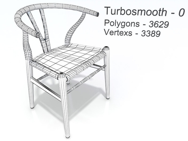 3d carl hansen model - Carl Hansen chair CH 24 by 3DmakeWork