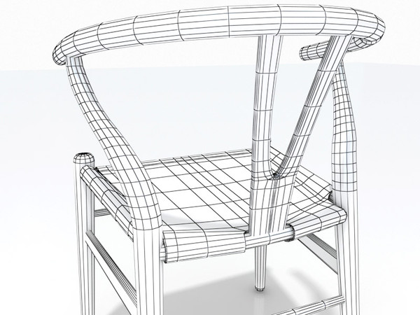 3d carl hansen model - Carl Hansen chair CH 24 by 3DmakeWork