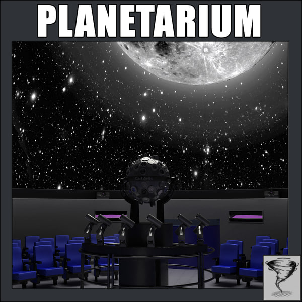 planetarium planet 3d 3ds - Planetarium... by Tornado Studio