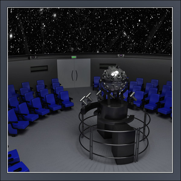 planetarium planet 3d 3ds - Planetarium... by Tornado Studio