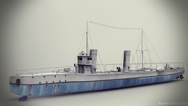ship 3d ma - Sultanhisar Batt?eship by ShaderCo