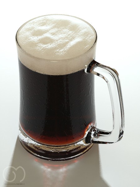 3d obj photorealistic glass beer - Beer... by goodmesh