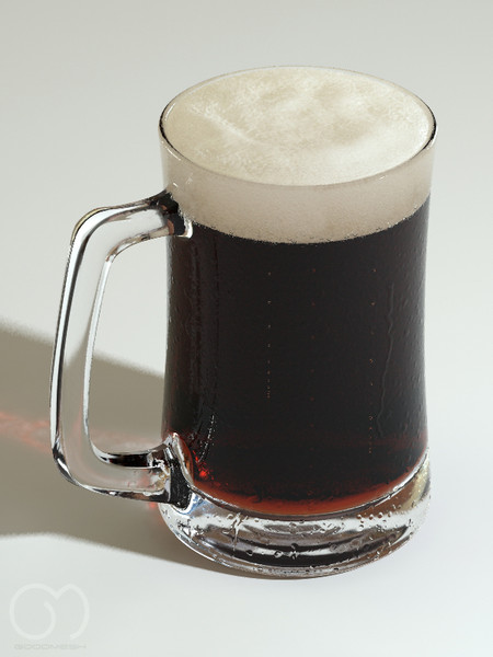 3d obj photorealistic glass beer - Beer... by goodmesh