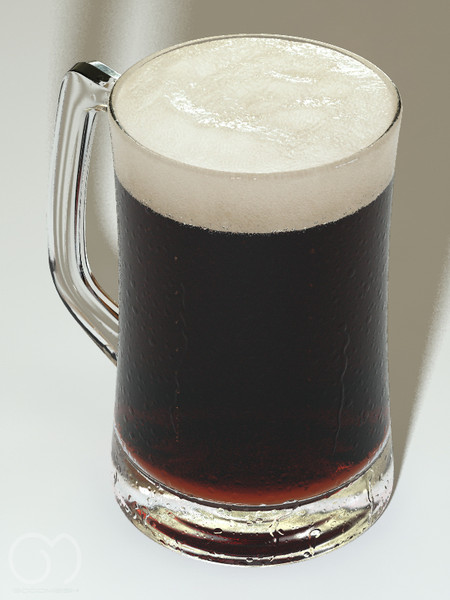 3d obj photorealistic glass beer - Beer... by goodmesh