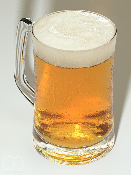 3d obj photorealistic glass beer - Beer... by goodmesh