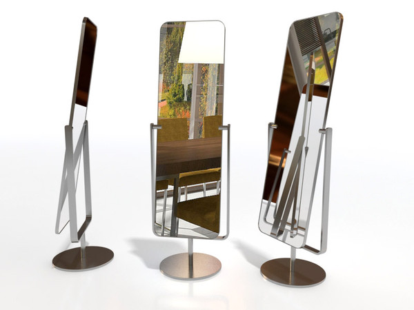 3ds max mirror stand - Cappelini standing mirror by 3DmakeWork