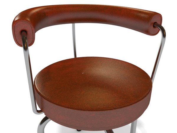 revolving chair lc7 cassina max - Cassina revolving chair LC7 by 3DmakeWork