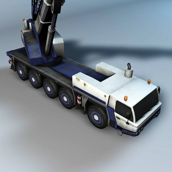 3dsmax mobile crane - Mobile Crane by TiRex3D