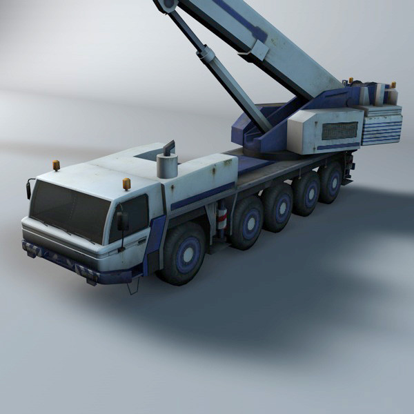 3dsmax mobile crane - Mobile Crane by TiRex3D