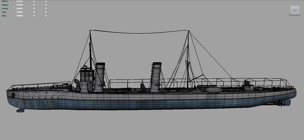 ship 3d ma - Sultanhisar Batt?eship by ShaderCo