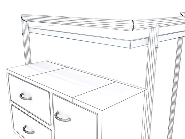 3ds classicon petite - ClassiCon Petite table cabinet by 3DmakeWork