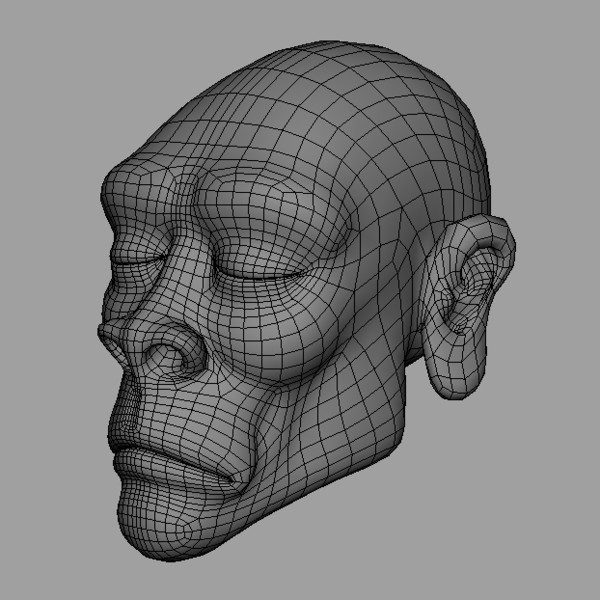 3d model head africa african - Head_African by arvindnb