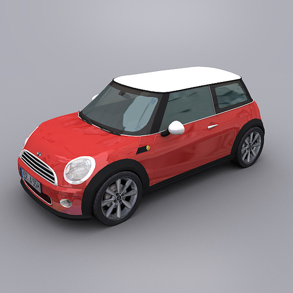3d mini cooper model - Mini Cooper... by Clicheeee