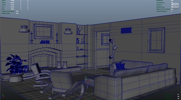 room living 3d ma - Living Room by KeremGogus