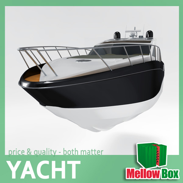 3d modern yacht model - Modern Yacht 2 by mellow box