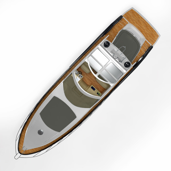 3d modern yacht model - Modern Yacht 2 by mellow box