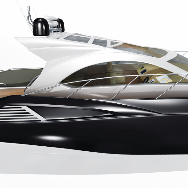 3d modern yacht model - Modern Yacht 2 by mellow box