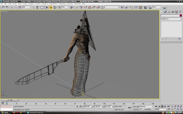 3d pyramid head - Pyramid Head by DemonOfDark