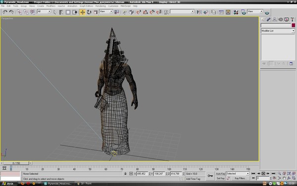 3d pyramid head - Pyramid Head by DemonOfDark