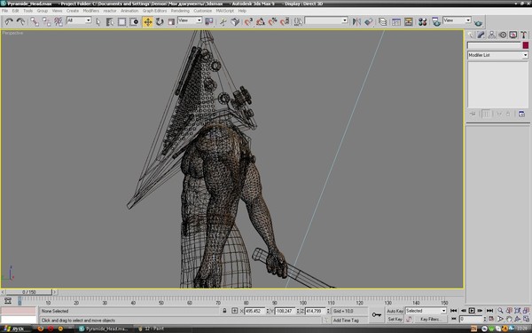 3d pyramid head - Pyramid Head by DemonOfDark