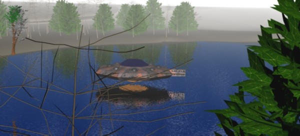 free 3ds model ufo scifi - Friends in High Places by 3D Aircrew