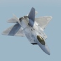 3d model f22a raptor f-22 fighter
