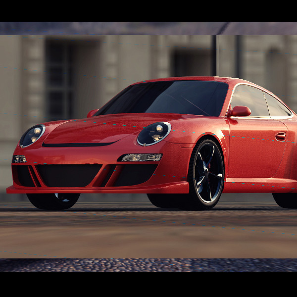 3d model of ruf sports car - RUF rt12 Porsche 911 Turbo by OODINDD